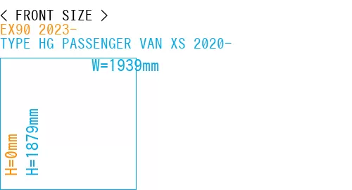 #EX90 2023- + TYPE HG PASSENGER VAN XS 2020-
